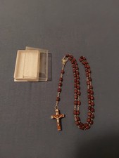 Rosenkranz mit Holzperlen und