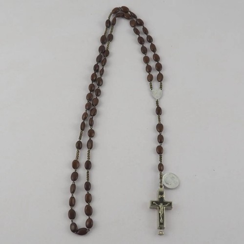 Vintage rosenkranz braune - rosenkranz,