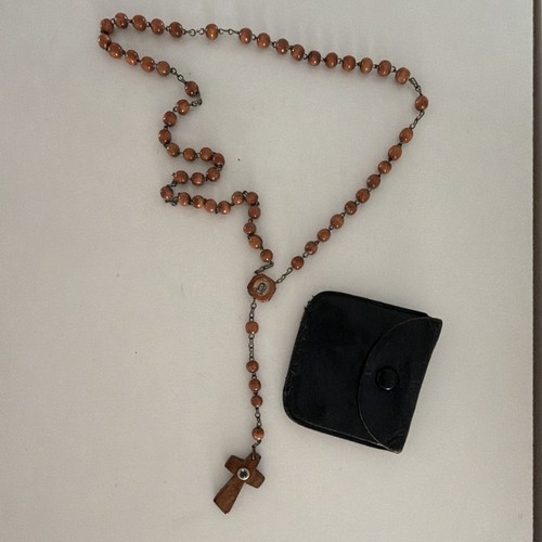 Antiker holz rosenkranz mit - antiker,