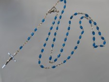 Glas Rosenkranz Kette 50 cm