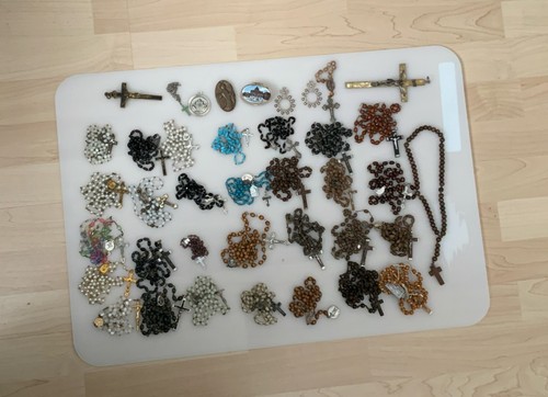 Sammlung rosenkränze holz - rosenkränze, (holz