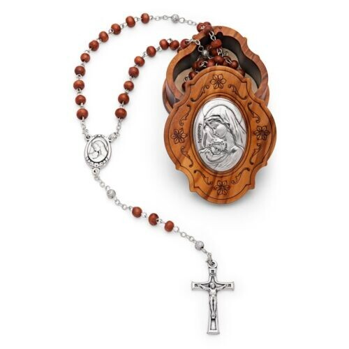 Holz rosenkranz perlen - holz,