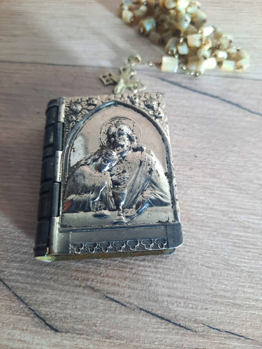 Rosenkranz perlmutt optik mit - rosenkranz,