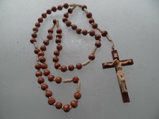 Rosenkranz Holz hellbraun