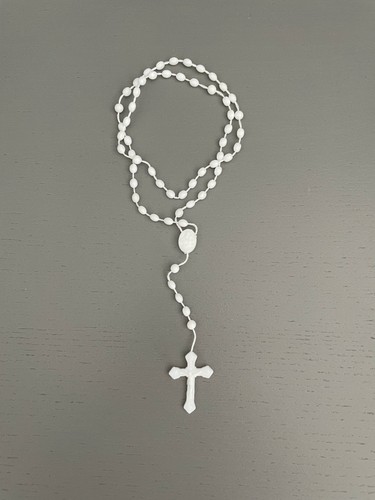 Rosenkranz kette weiss neu - rosenkranz,