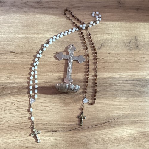 Rosenkranz set mit kreuz - rosenkranz,