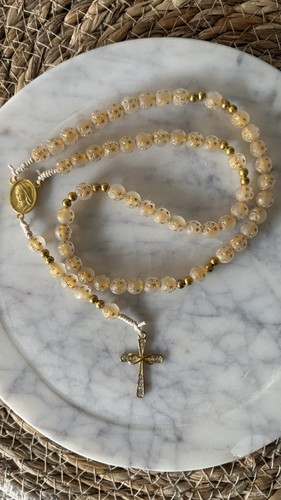 Rosenkranz kette kunststoff - rosenkranz,