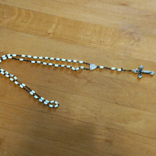 Rosenkranz weiße perlen mit - weiße,