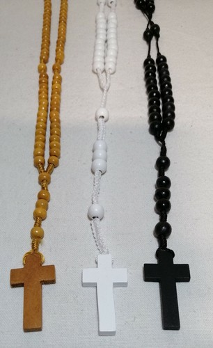 Rosenkranz schwarz kette - 1x,
