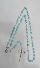 Glas Rosenkranz blau Nr. 605/5